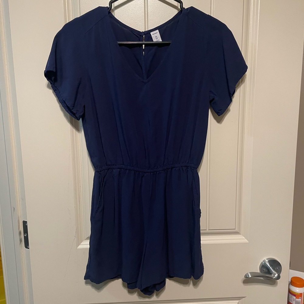 Navy romper